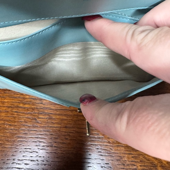 Gucci Robin’s Egg Blue Microguccissima Leather Jackie long wallet - Picture 10 of 16